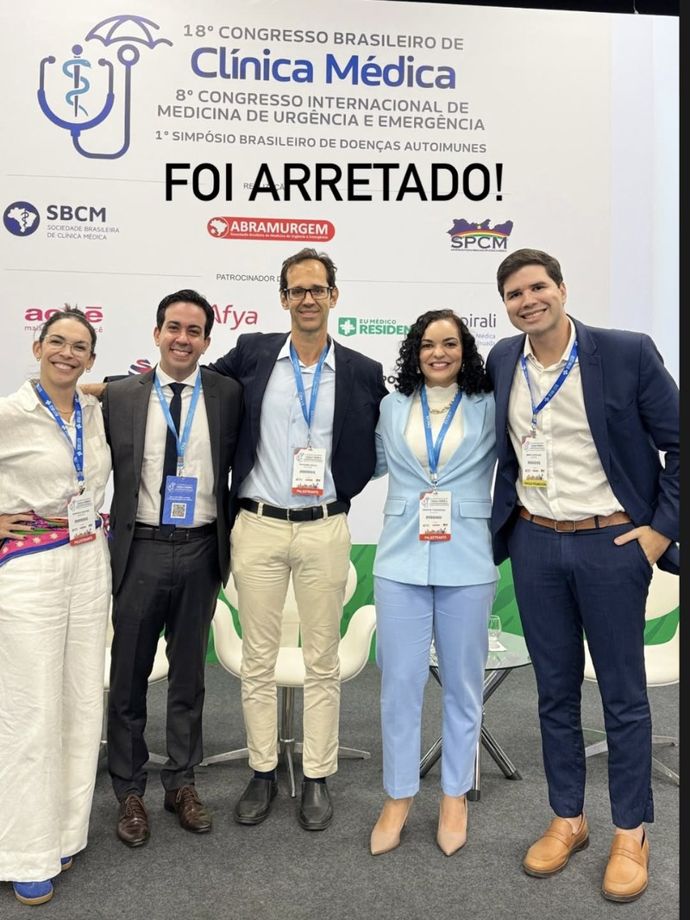 Aula sobre Delirium, 18º Congresso Brasileiro de Clínica Médica, 2025